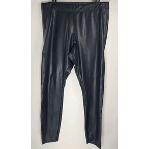 Express Faux Leather Leggings Pants Size L Stretch